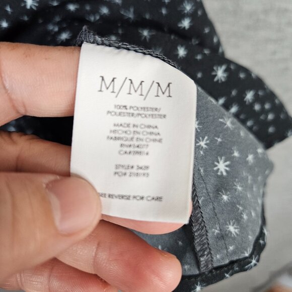 Cabi Women's Black White Astral Star Printed Blouse V-neck Size M - Picture 7 of 8